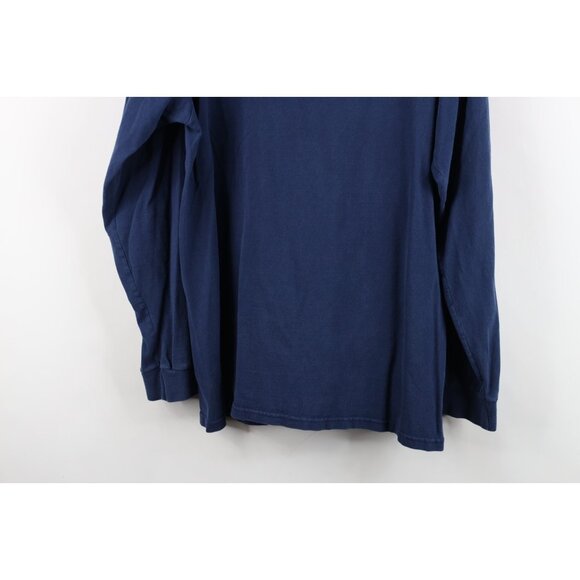 Vtg Nike Mens S Travis Scott Center Swoosh University of Michigan T-Shirt Blue - Picture 16 of 16